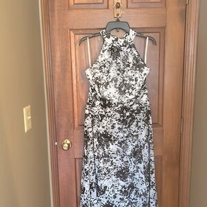 White House Black Market dress. Black and white print